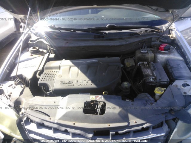 2A8GF68496R920272 - 2006 CHRYSLER PACIFICA TOURING SILVER photo 10