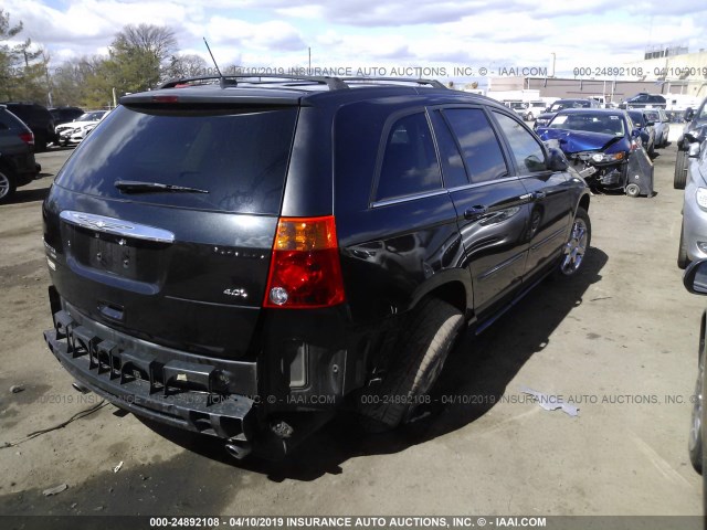 2A8GM78X07R290486 - 2007 CHRYSLER PACIFICA LIMITED BLACK photo 4