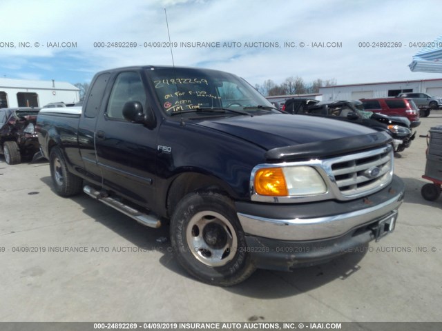 2FTRX17204CA22711 - 2004 FORD F-150 HERITAGE CLASSIC BLUE photo 1