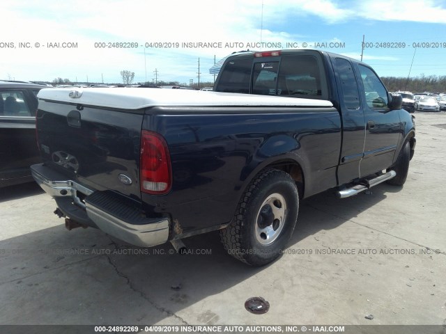 2FTRX17204CA22711 - 2004 FORD F-150 HERITAGE CLASSIC BLUE photo 4