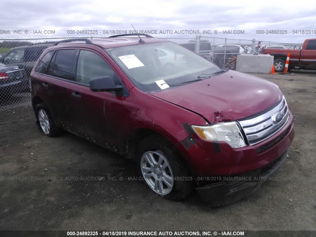 2FMDK46C17BB12962 - 2007 FORD EDGE SE BURGUNDY photo 1