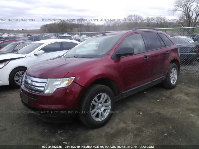 2FMDK46C17BB12962 - 2007 FORD EDGE SE BURGUNDY photo 2