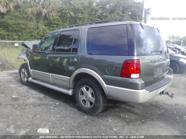 1FMPU17575LA60112 - 2005 FORD EXPEDITION EDDIE BAUER GRAY photo 3