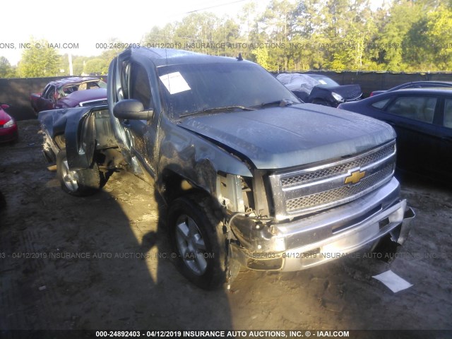 3GCPKSEA3CG132658 - 2012 CHEVROLET SILVERADO K1500 LT BLACK photo 1