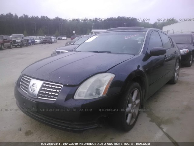 1N4BA41E95C801061 - 2005 NISSAN MAXIMA SE/SL BLUE photo 2