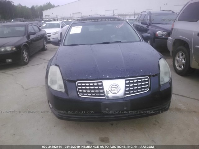 1N4BA41E95C801061 - 2005 NISSAN MAXIMA SE/SL BLUE photo 6