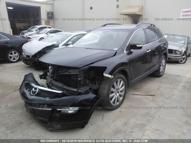 JM3TB38VX80139385 - 2008 MAZDA CX-9 BLACK photo 2