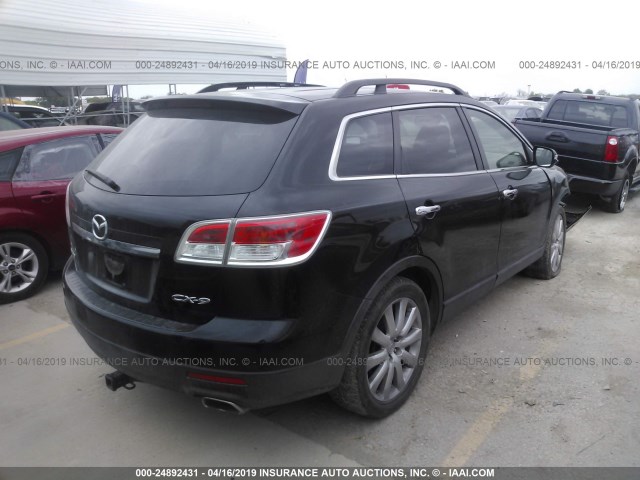 JM3TB38VX80139385 - 2008 MAZDA CX-9 BLACK photo 4