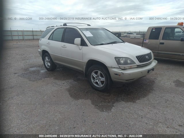 JT6HF10U4X0069785 - 1999 LEXUS RX 300 WHITE photo 1