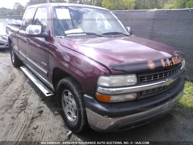 2GCEC19W421286677 - 2002 CHEVROLET SILVERADO C1500 BURGUNDY photo 1