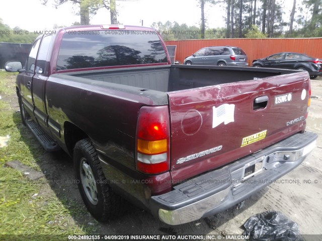 2GCEC19W421286677 - 2002 CHEVROLET SILVERADO C1500 BURGUNDY photo 3