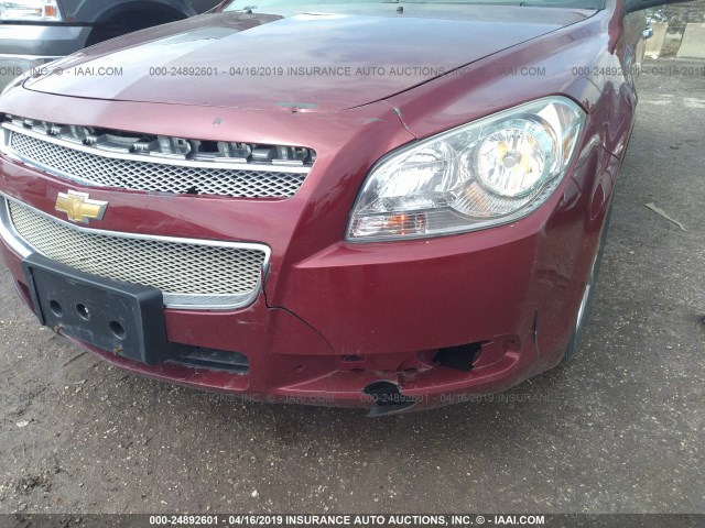 1G1ZK57738F290673 - 2008 CHEVROLET MALIBU LTZ წითელი ფოტო 6