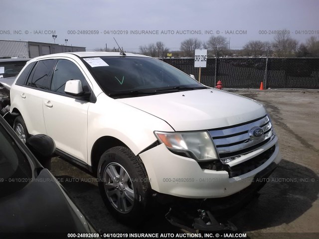 2FMDK38C07BB58497 - 2007 FORD EDGE SEL WHITE photo 1