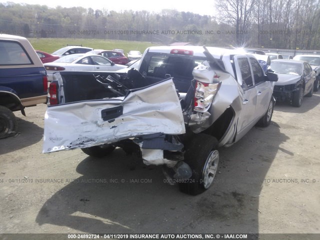 3GCUKREC6JG494221 - 2018 CHEVROLET SILVERADO K1500 LT SILVER photo 4