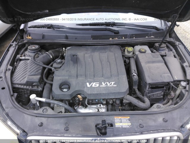 1G4GE5EV8AF184065 - 2010 BUICK LACROSSE CXS BLUE photo 10