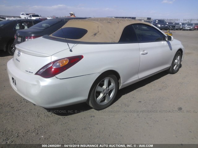 4T1FA38P46U072083 - 2006 TOYOTA CAMRY SOLARA SE/SLE WHITE photo 4