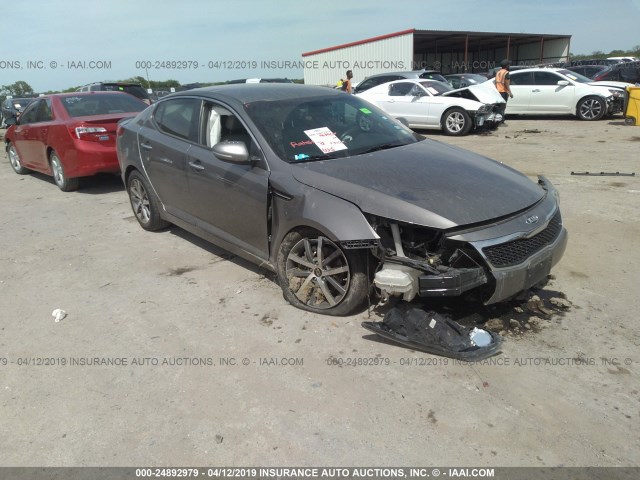 5XXGN4A70DG208581 - 2013 KIA OPTIMA EX GRAY photo 1