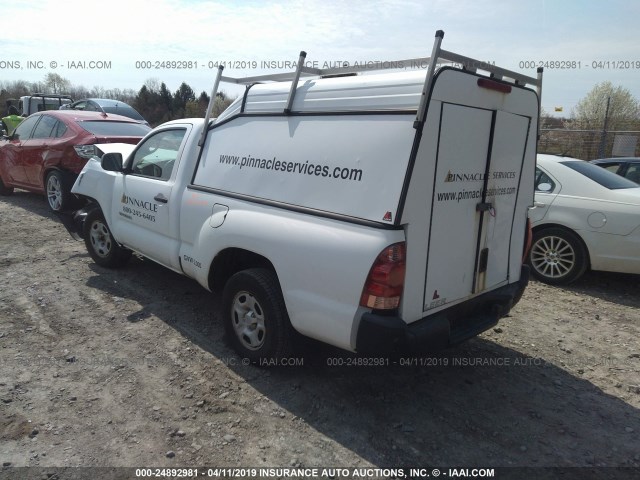 5TENX22N36Z264585 - 2006 TOYOTA TACOMA WHITE photo 3