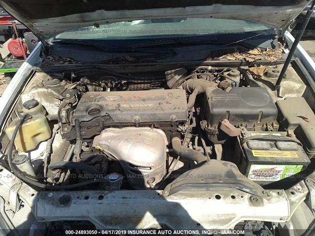 JTDBE32K820084579 - 2002 TOYOTA CAMRY LE/XLE/SE WHITE photo 10