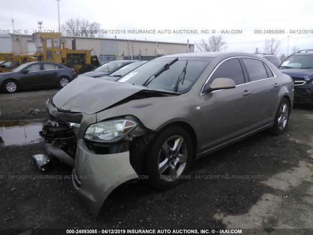 1G1ZH57B98F233221 - 2008 CHEVROLET MALIBU 1LT 棕色 照片 2