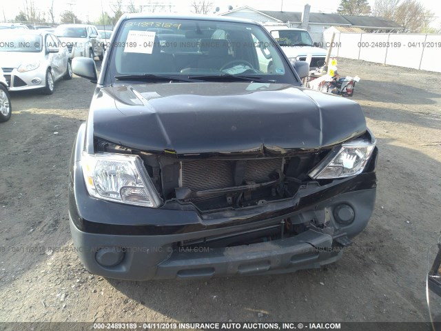 1N6BD0CT0EN711501 - 2014 NISSAN FRONTIER S/SV BLACK photo 6