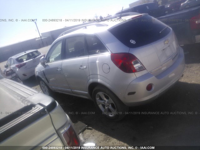 3GNAL4EK1ES664294 - 2014 CHEVROLET CAPTIVA LTZ SILVER photo 3
