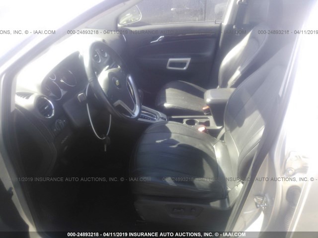 3GNAL4EK1ES664294 - 2014 CHEVROLET CAPTIVA LTZ SILVER photo 5