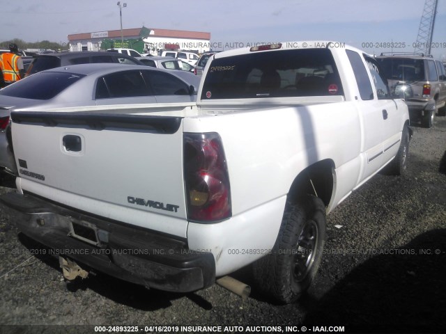 2GCEC19T241142134 - 2004 CHEVROLET SILVERADO C1500 WHITE photo 4