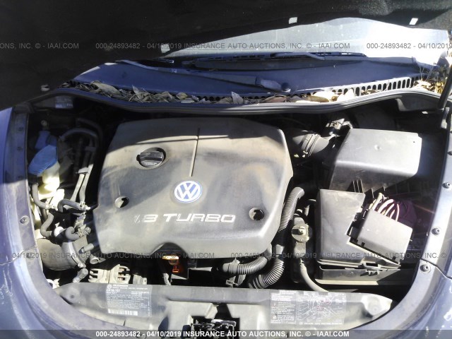 3VWDD21C1YM441877 - 2000 VOLKSWAGEN NEW BEETLE GLX 蓝色 照片 10
