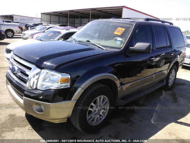 1FMJU1H57BEF42597 - 2011 FORD EXPEDITION XLT/KING RANCH BLACK photo 2