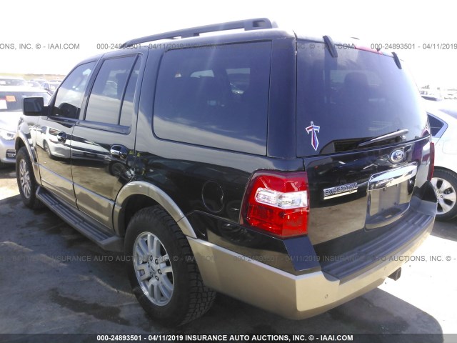 1FMJU1H57BEF42597 - 2011 FORD EXPEDITION XLT/KING RANCH BLACK photo 3