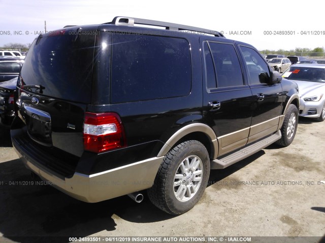 1FMJU1H57BEF42597 - 2011 FORD EXPEDITION XLT/KING RANCH BLACK photo 4