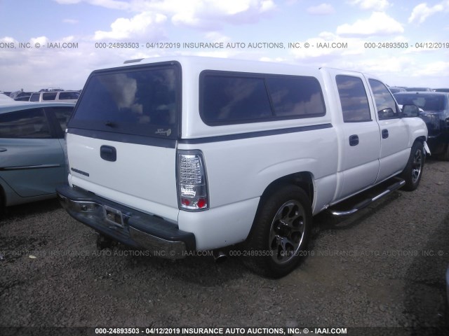 2GCEC13T761103051 - 2006 CHEVROLET SILVERADO C1500 WHITE photo 4