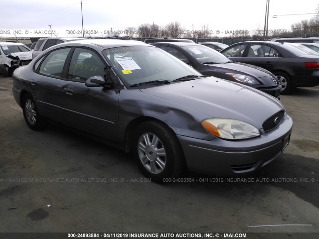 1FAFP56U77A144796 - 2007 FORD TAURUS SEL GRAY photo 1