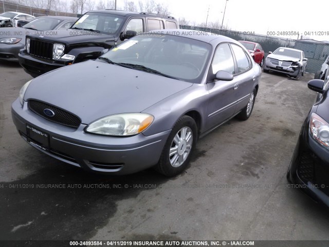 1FAFP56U77A144796 - 2007 FORD TAURUS SEL GRAY photo 2