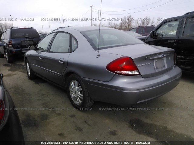 1FAFP56U77A144796 - 2007 FORD TAURUS SEL GRAY photo 3