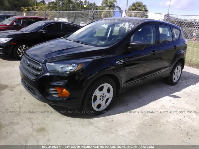 1FMCU0F77JUA17275 - 2018 FORD ESCAPE S BLACK photo 2