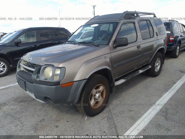 5N1ED28T43C643843 - 2003 NISSAN XTERRA XE/SE GRAY photo 2