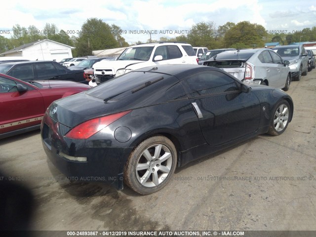 JN1AZ34D85M600535 - 2005 NISSAN 350Z COUPE BLACK photo 4