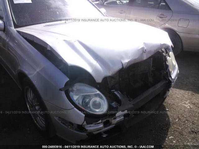 WDBUF65J54A463397 - 2004 MERCEDES-BENZ E 320 SILVER photo 6