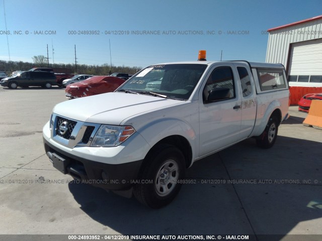 1N6BD0CT5DN722427 - 2013 NISSAN FRONTIER S/SV WHITE photo 2