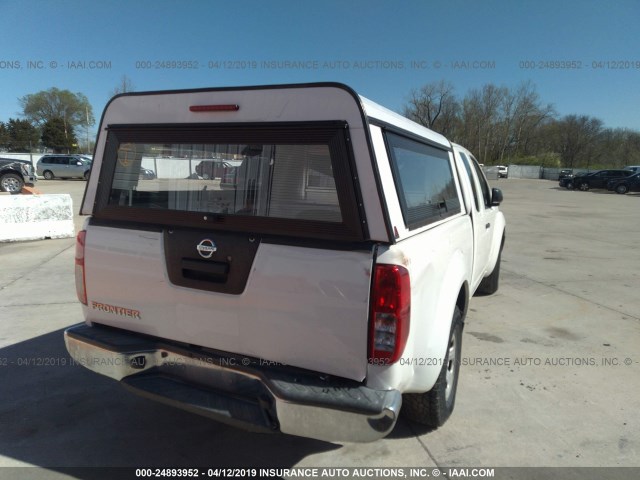 1N6BD0CT5DN722427 - 2013 NISSAN FRONTIER S/SV WHITE photo 4