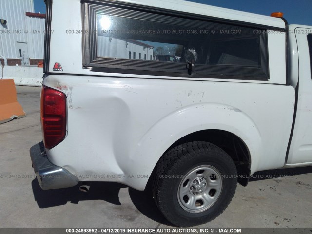 1N6BD0CT5DN722427 - 2013 NISSAN FRONTIER S/SV WHITE photo 6