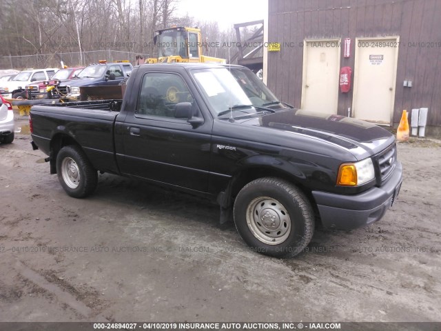 1FTYR10C31TA13642 - 2001 FORD RANGER BLACK photo 1