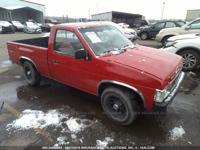 1N6ND11S4JC397550 - 1988 NISSAN D21 SHORT BED RED photo 1