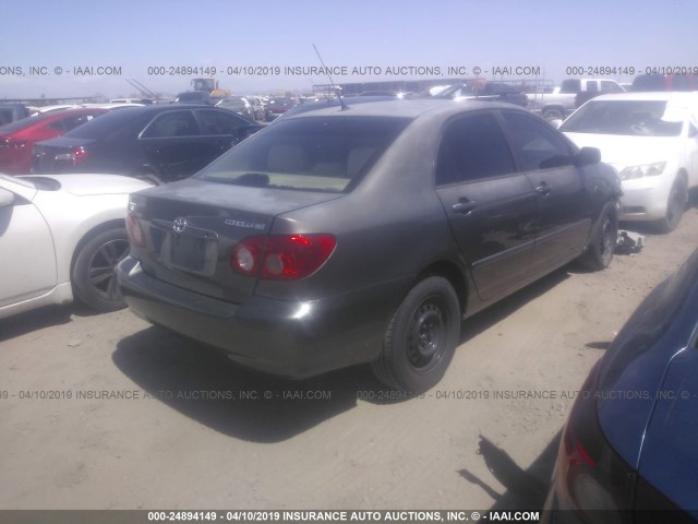 1NXBR30EX5Z452481 - 2005 TOYOTA COROLLA CE/LE/S GRAY photo 4