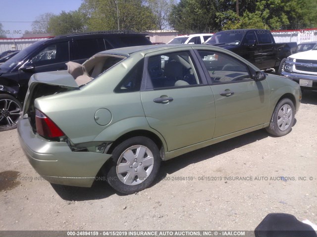 1FAFP34N37W138125 - 2007 FORD FOCUS ZX4/S/SE/SES 绿色 照片 4