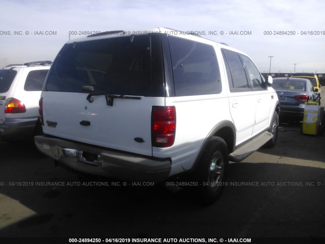 1FMPU18L22LA83984 - 2002 FORD EXPEDITION EDDIE BAUER WHITE photo 4