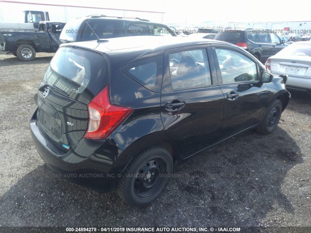 3N1CE2CP1GL390268 - 2016 NISSAN VERSA NOTE S/S PLUS/SV/SL/SR BLACK photo 4