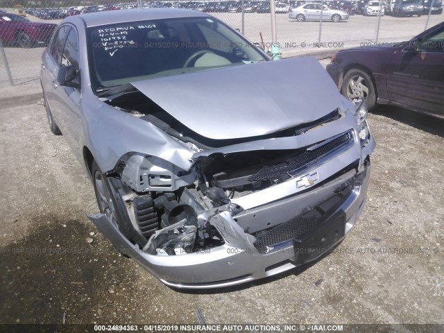 1G1ZB5EB7AF118756 - 2010 CHEVROLET MALIBU LS SILVER photo 6